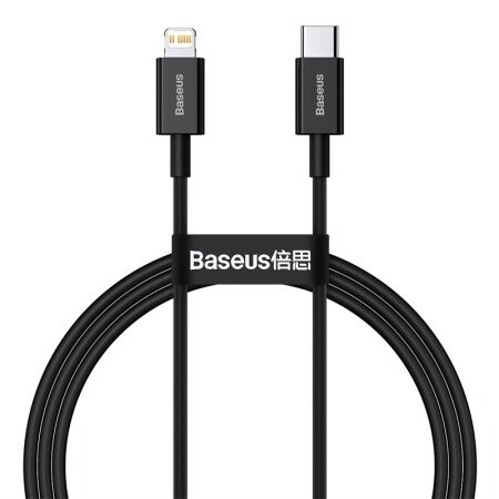 Кабель USB-C BASEUS Superior Series Fast Charging, Type-C - Lightning, 20W, 2 м, черный - 1