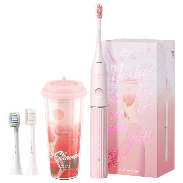 Электрическая зубная щетка Soocas Sonic Electric Toothbrush V2 (Pink) - 2