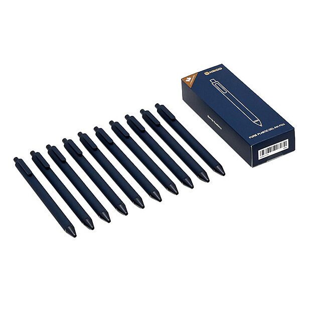 Набор гелевых ручек Kaco Pure Plastic Gel Ink Pen 10 Pack (Blue) - 2