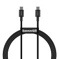 Кабель USB-C BASEUS Superior Series Fast Charging, Type-C - Type-C, 100W, 1 м, черный - фото