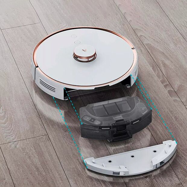 Робот-пылесос с базой самоочистки Viomi Robot Vacuum Cleaner Alpha S9 V-RVCLMD28A EU (White) - отзывы - 6