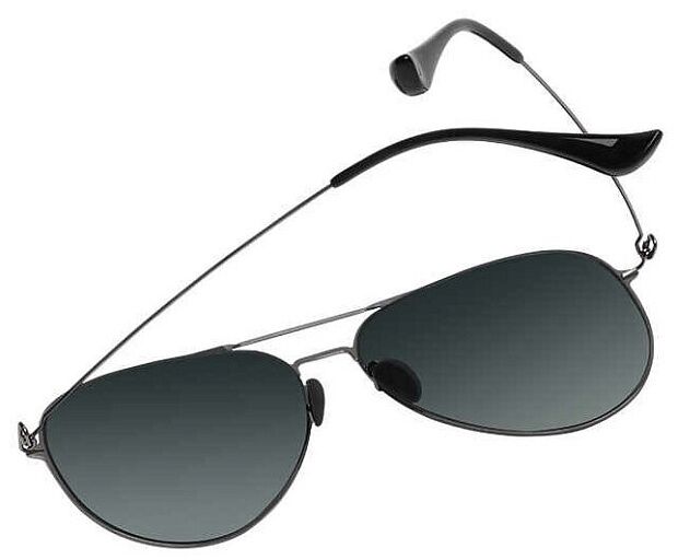Солнцезащитные очки ANDZ Nylon Polarized Blue Film Aviator Mirror A1005 C3А (Black) - 3