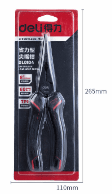 Xiaomi Deli Effective Diagonal Pliers DL0104 (Black) - 4
