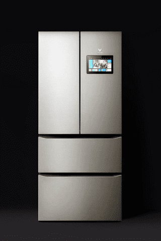Внешний вид умного холодильника Viomi Intelligent French Four-door Refrigerator